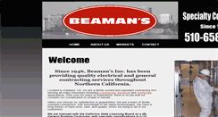 Desktop Screenshot of beamansinc.com