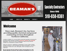 Tablet Screenshot of beamansinc.com